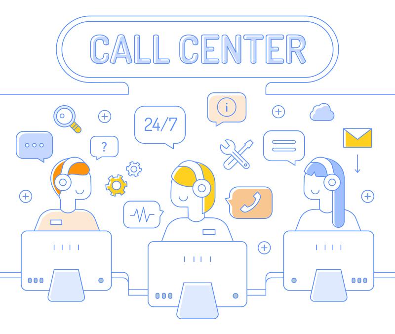 Call Center Agent Announcements
