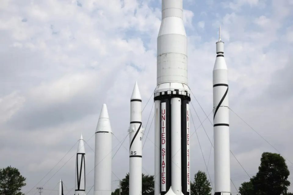 Rocket Park at Redstone Arsenal in Huntsville, Alabama